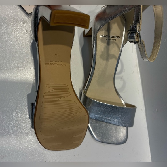 Vagabond Luisa Sandal 37 Silver Leather - Picture 6 of 6